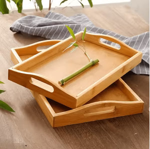 EcoServe Bamboo Serving Tray Set