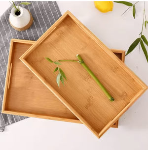 EcoServe Bamboo Serving Tray Set